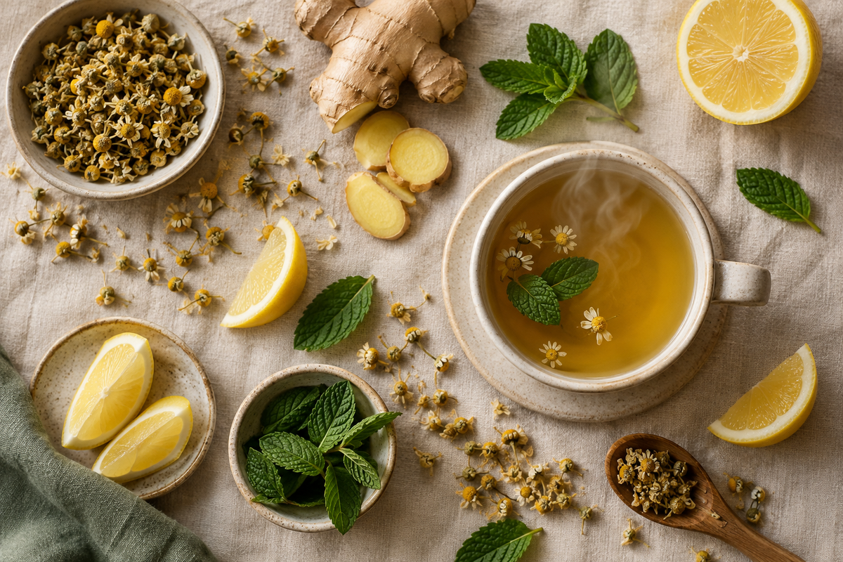 A Little Space for Wellness: The Herbal Tea Ritual