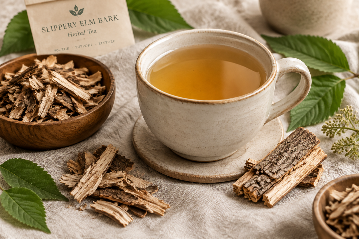 Slippery Elm Bark in Herbal Tea: A Look at Its Traditional Use